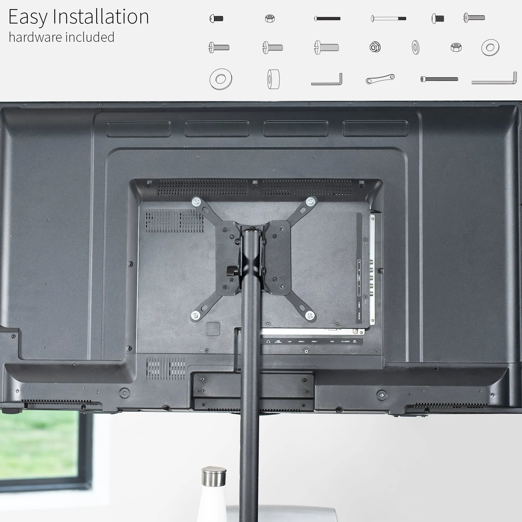 13” to 50” TV Stand with Shelf for Treadmills & Ellipticals