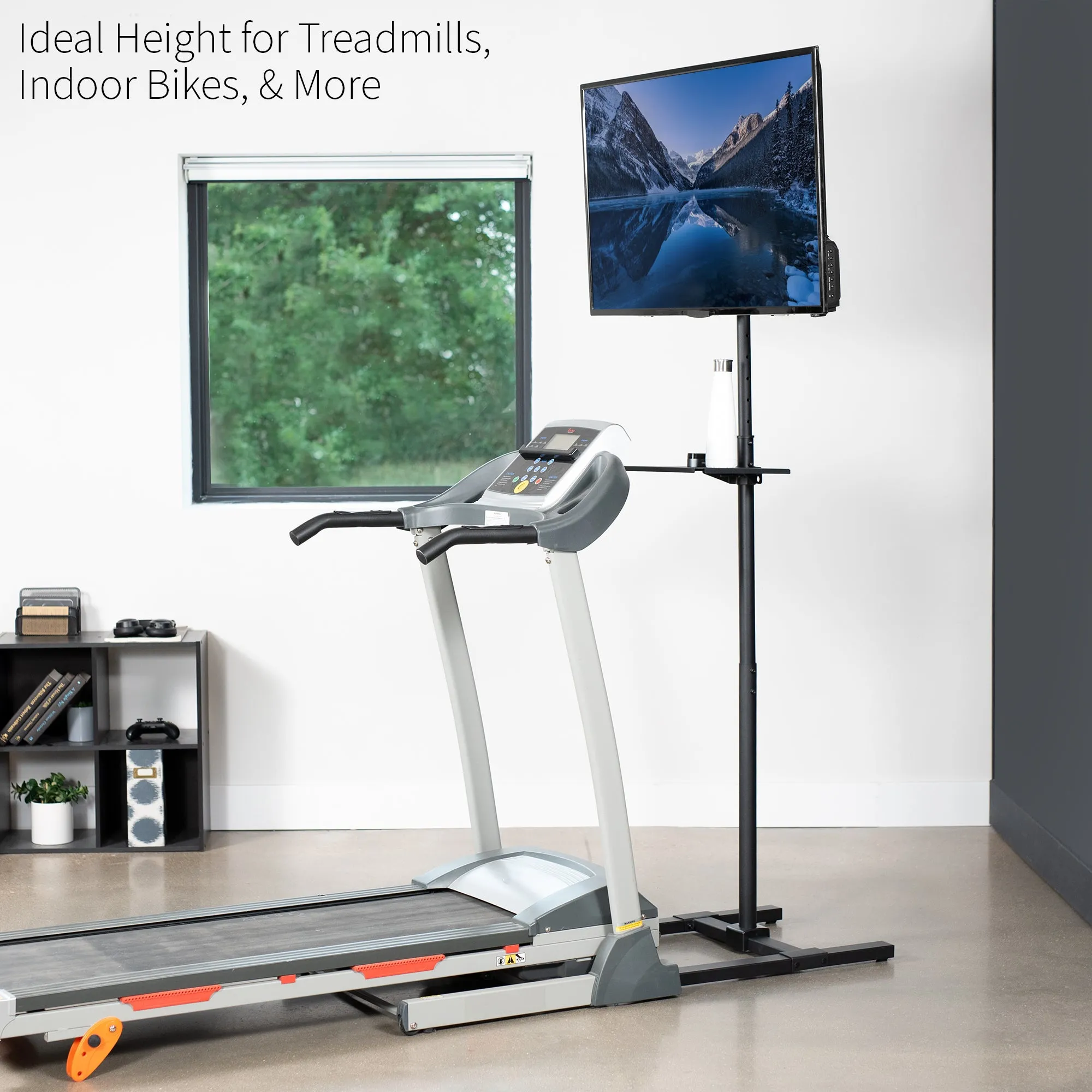 13” to 50” TV Stand with Shelf for Treadmills & Ellipticals