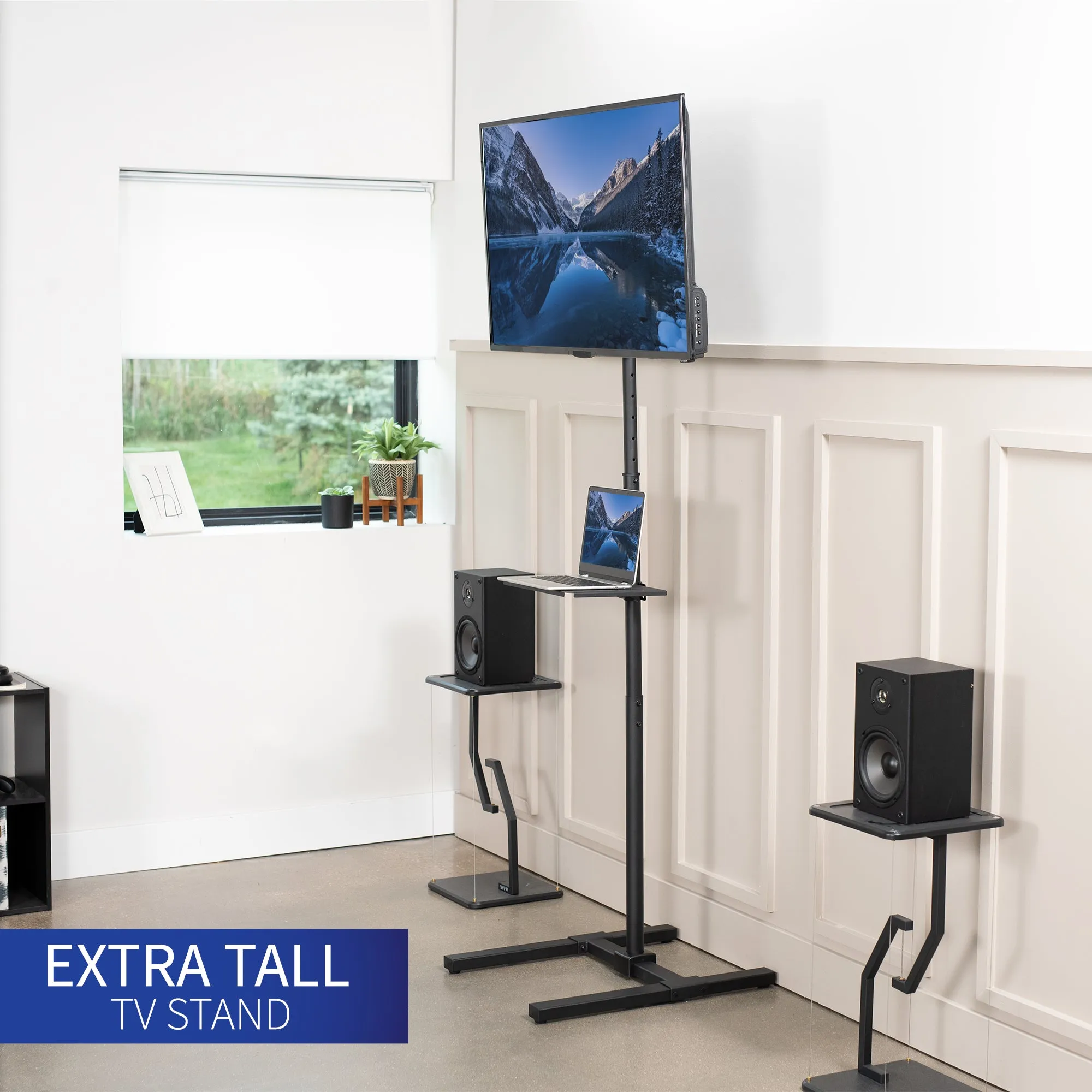 13” to 50” TV Stand with Shelf for Treadmills & Ellipticals