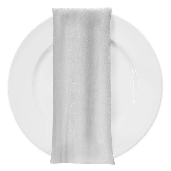 166pcs - Lush Velvet Table Napkin 18"x18" Square - White