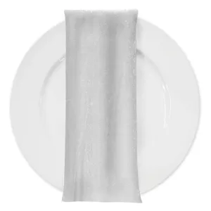 166pcs - Lush Velvet Table Napkin 18"x18" Square - White