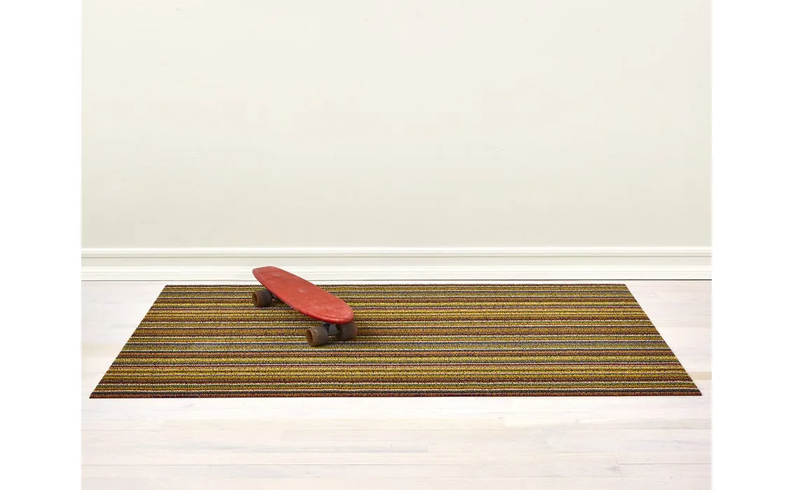 Chilewich Shag Utility Mat - Skinny Stripe - Bright Multi