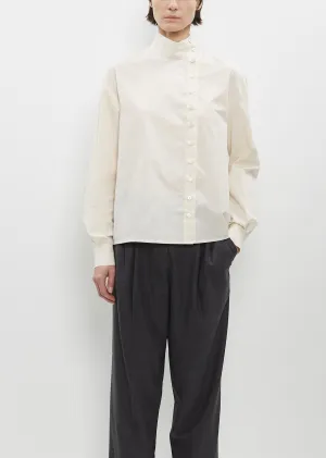 Cotton Rubashka Shirt — Eggshell