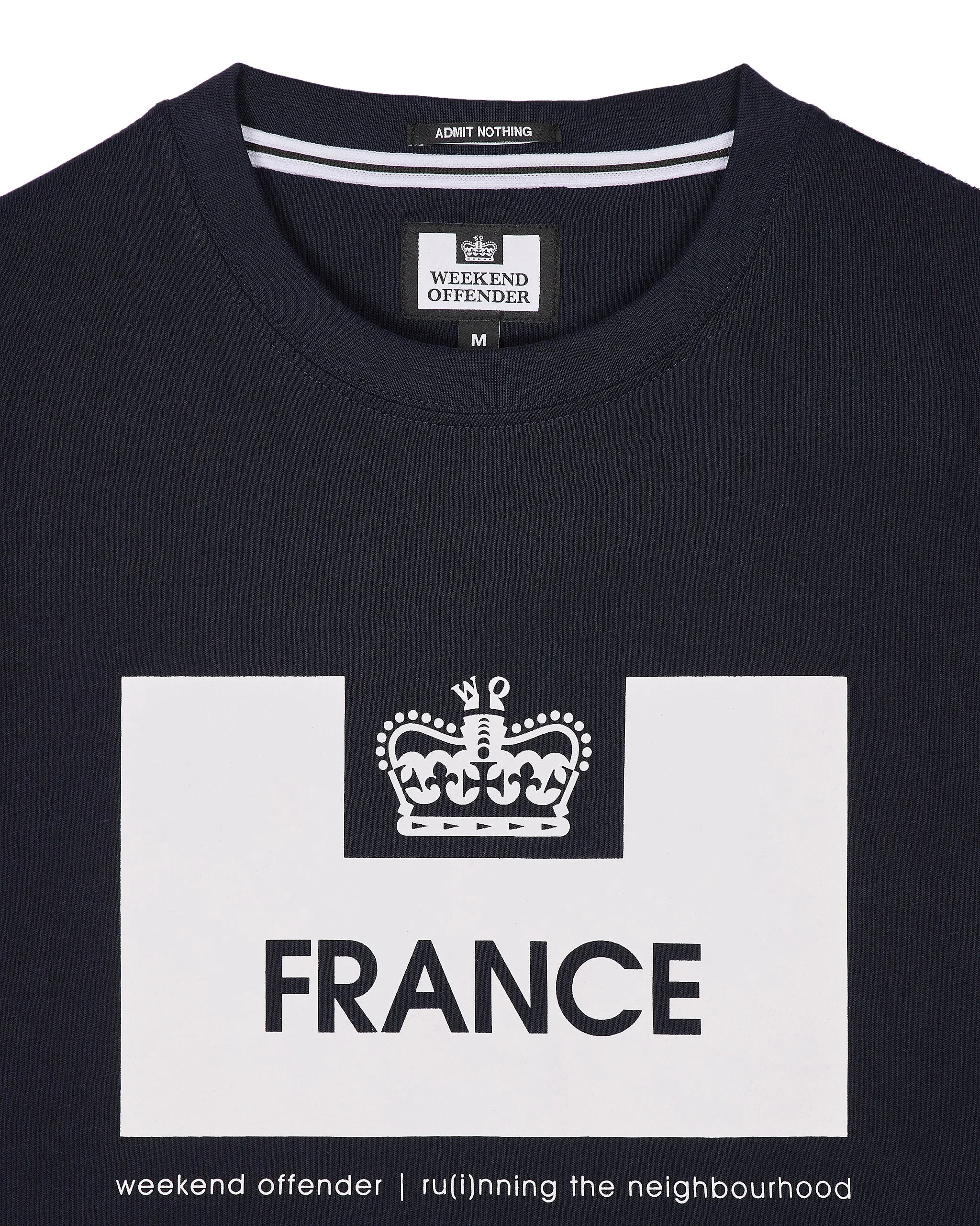 Country Series France T-Shirt Navy/White