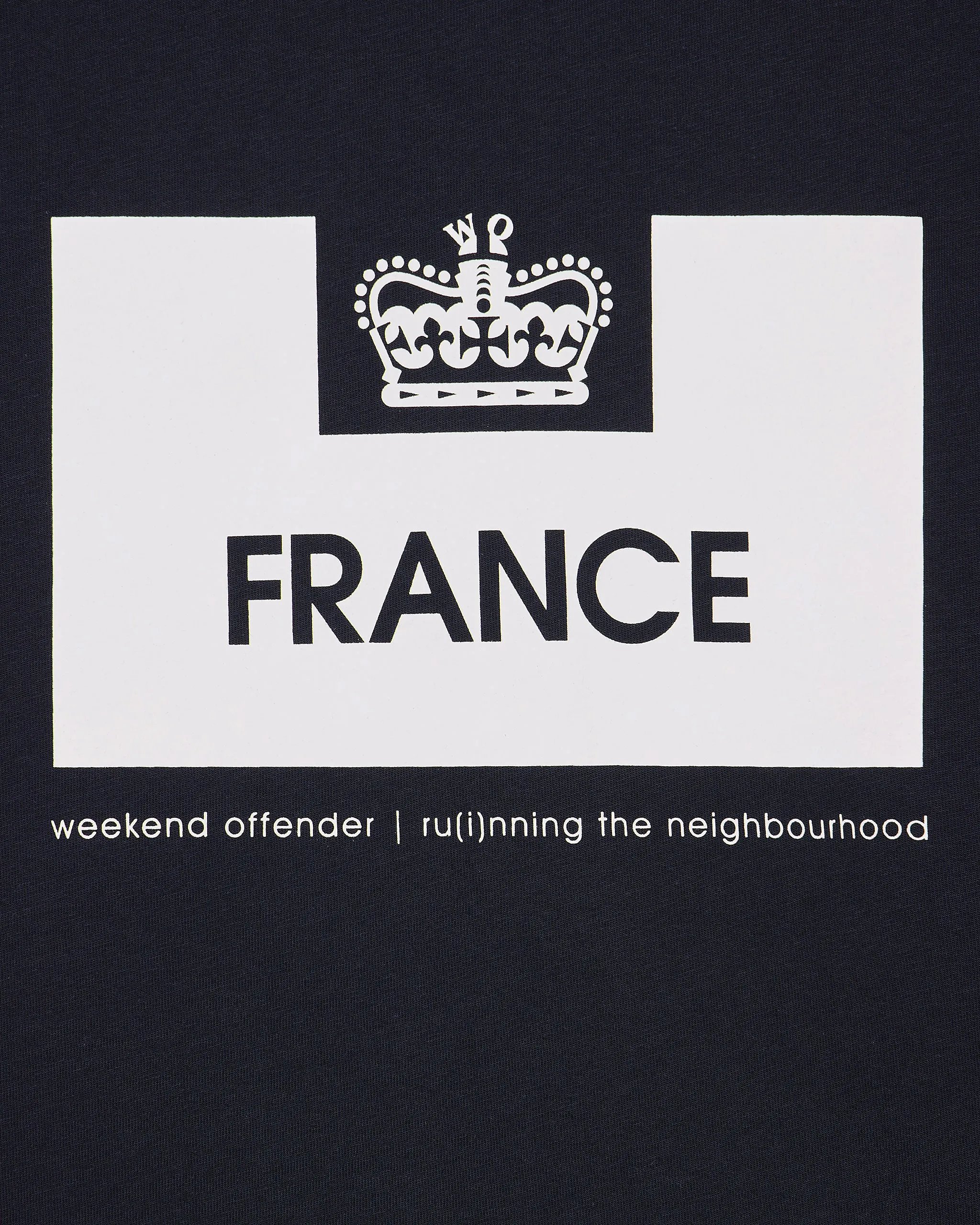 Country Series France T-Shirt Navy/White