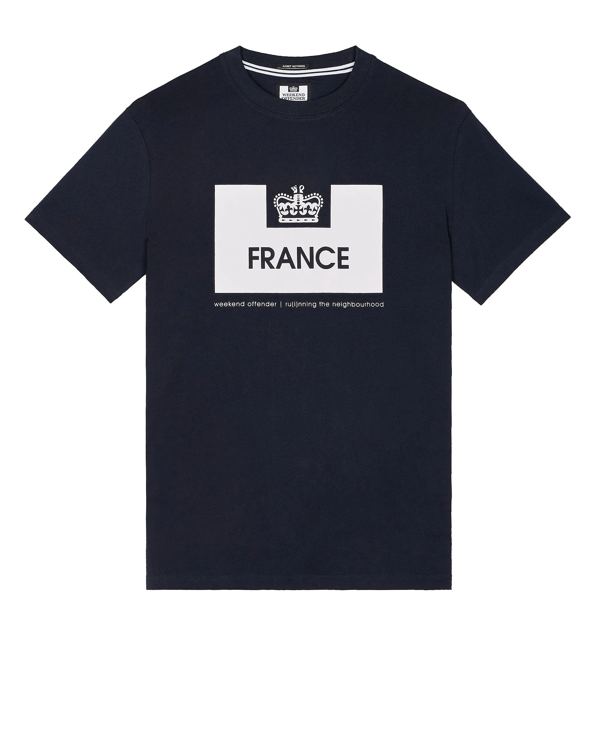 Country Series France T-Shirt Navy/White