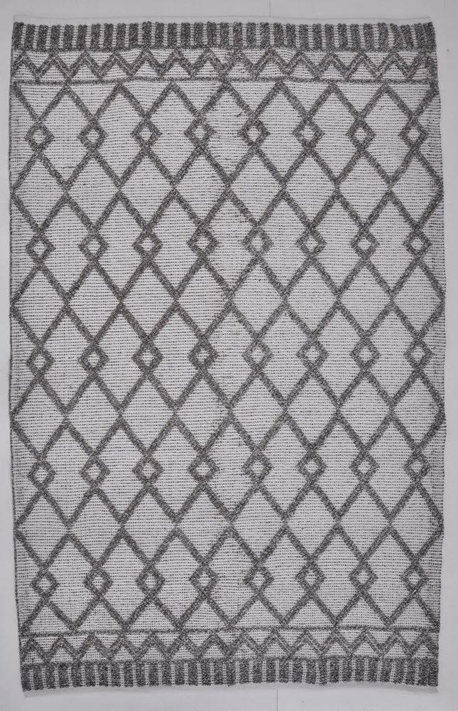 COURTYARD INDOOR OUTDOOR  GREY FLOOR RUG