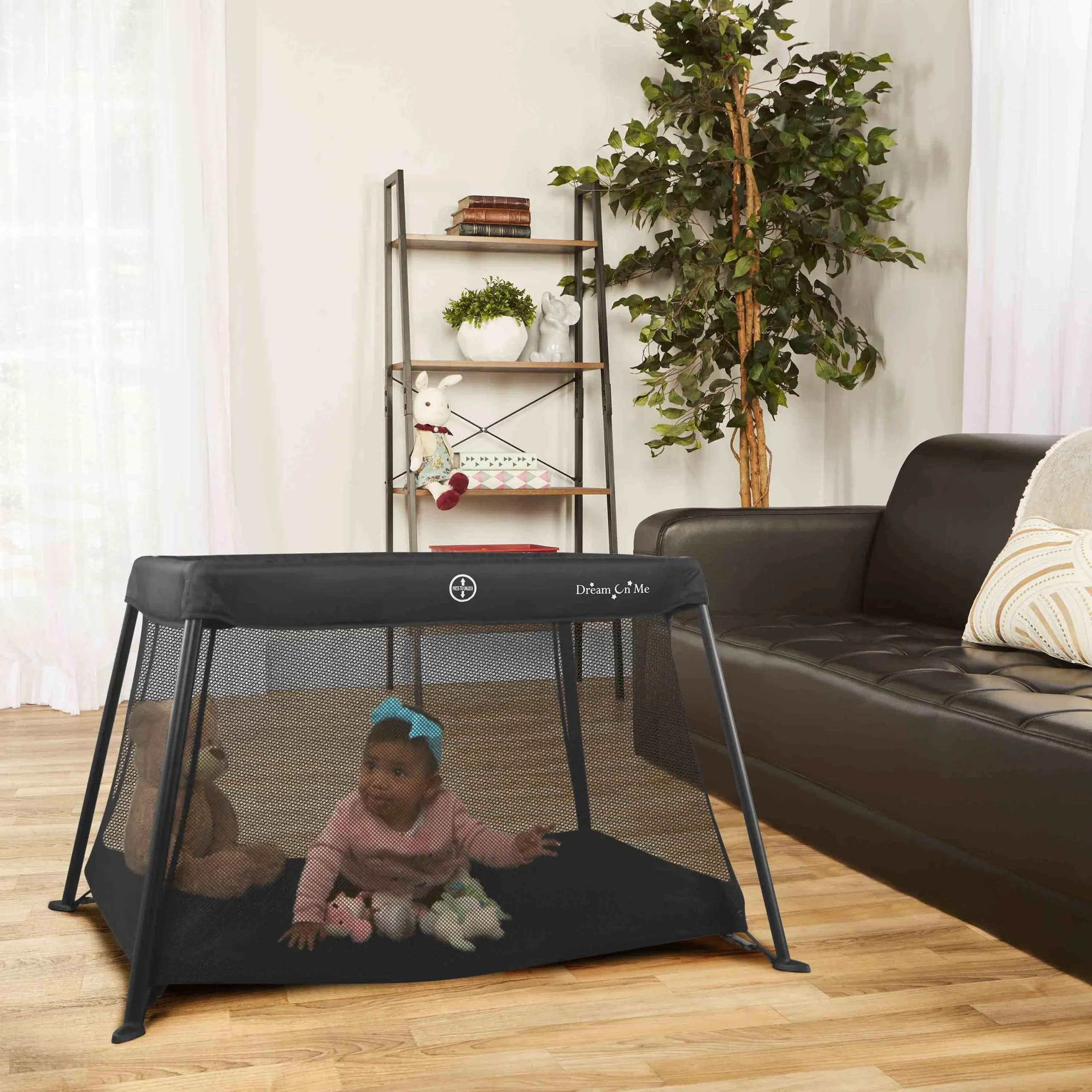 Dream on Me Travel Light Play Yard - Black