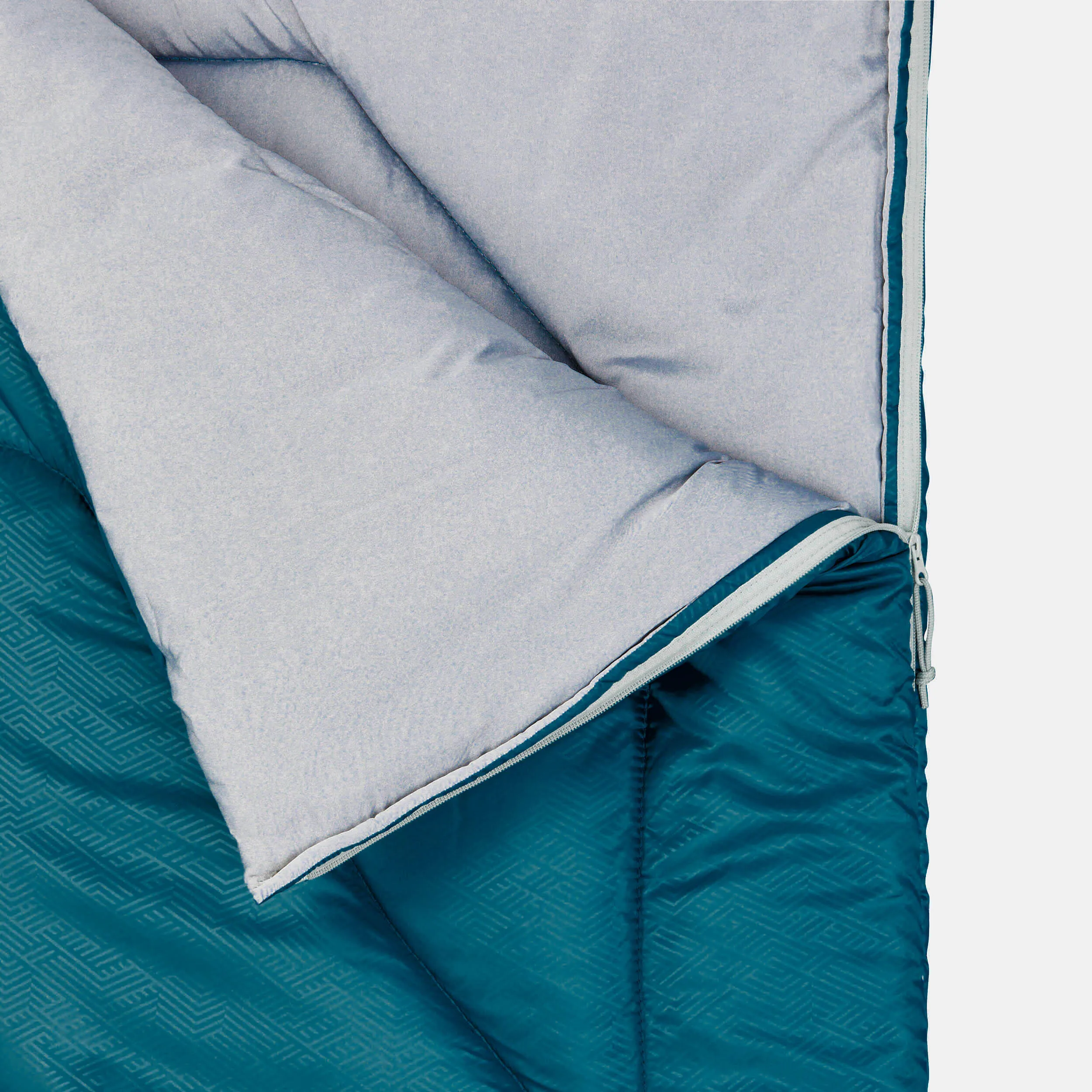 Hiking sleeping bag Quechua Arpenaz, turquoise
