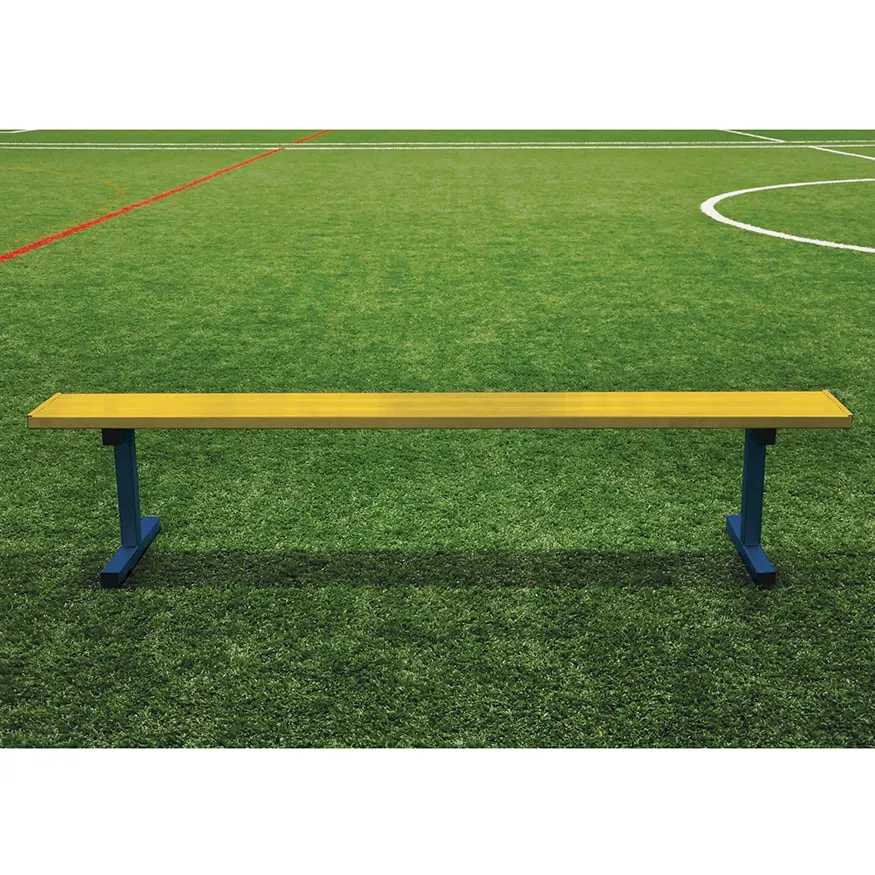 Jaypro Player Bench - 7-1/2 ft. - Portable (Powder Coated)